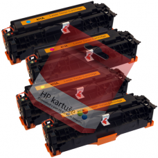 KOMPLET TONERJEV HP 305A (CE410A/CE411A/CE412A/CE413A)